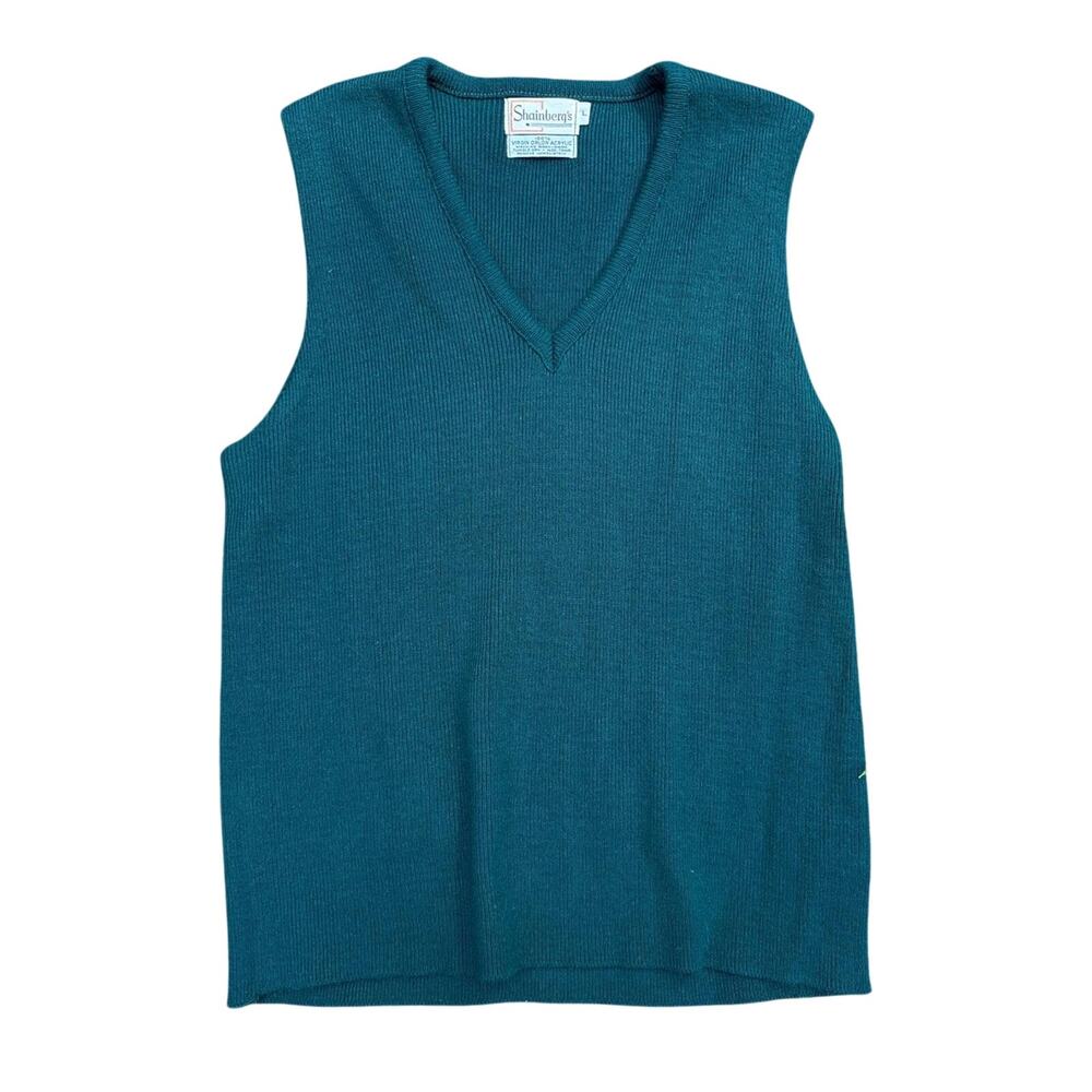 Men's 90s Shainberg's V-Neck Sweater Vest